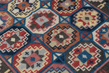 Art kilim style flat woven woollen durrie rug