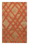 Kilim Style Hand Woven Wool Jute Rug