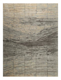 Modern Style Hand Knotted Wool Viscose Carpet