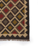 Kilim Style Hand Woven Jute Rug
