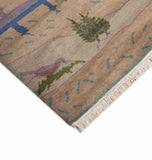 Hand Knotted Woollen Kids Carpet