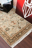 Hand Knotted Woollen Traditional Design Carpet
