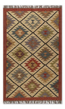 Kilim Style Hand Woven Jute Rug
