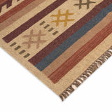 Kilim Style Hand Woven Jute Rug