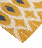 Art kilim style flat woven woollen durrie rug