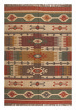 Kilim Style Hand Woven Jute Rug
