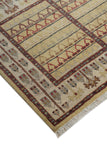 Hand Knotted Tribal Design Carpet