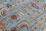 Peshawar Transitional Afghan Woollen Hand Knotted Carpet