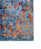 Modern Style Hand Knotted Wool Viscose Carpet