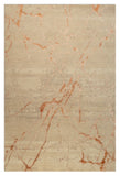 Modern Style Hand Knotted Wool Silk Carpet