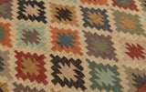 Kilim Style Hand Woven Jute Rug