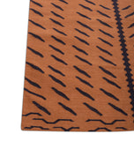 Contemporary style flat woven cotton durrie rug