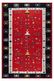 Modern Style Flat Woven Wool Rug