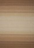 Beige Narrow Striped Bamboo Silk Rug