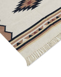 Ivory Kilim Wool Durrie
