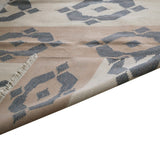 Art kilim style flat woven cotton durrie rug