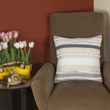 BOHO STYLE COTTON MULTICOLOR HAND WOVEN CUSHION