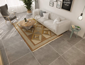 Geometrical Flat Woven Kilim Style Wool Rug