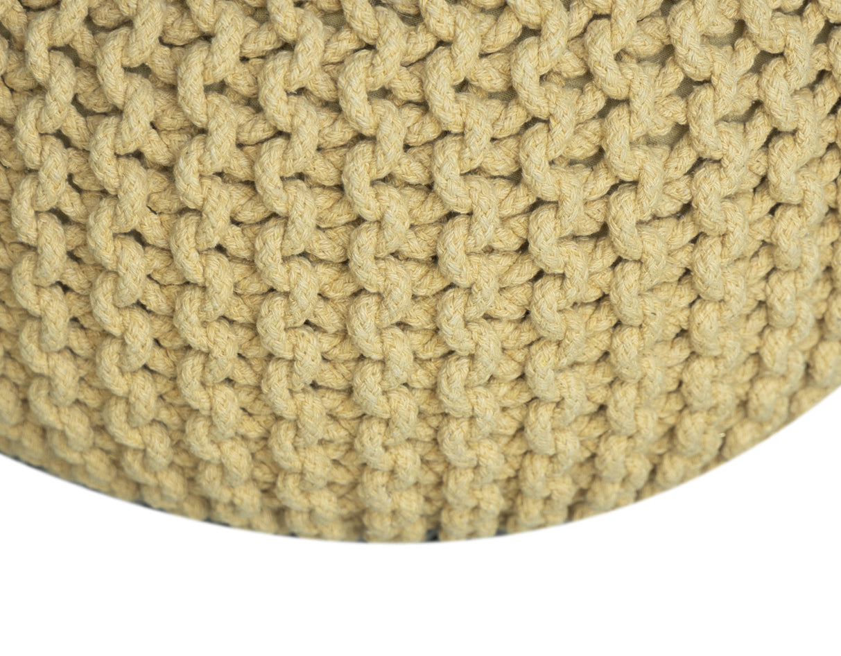 Cotton Bean Bag Pouf
