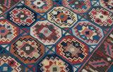Art kilim style flat woven woollen durrie rug