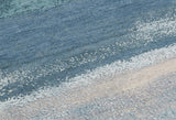 Modern Style Hand Knotted Wool Viscose Carpet