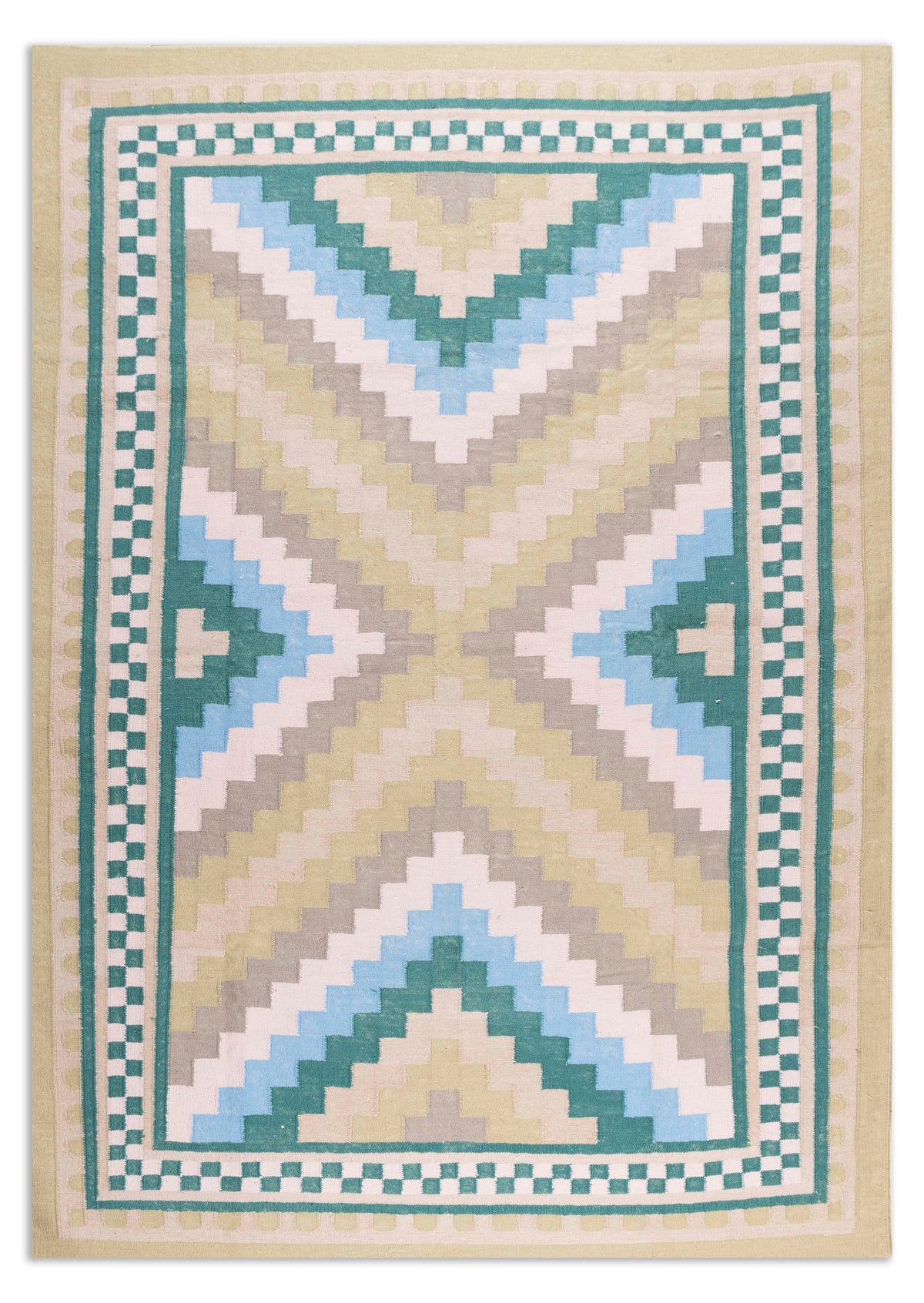 Cotton Kilim Flat Woven Durrie
