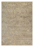 Modern Style Hand Knotted Wool Viscose Carpet