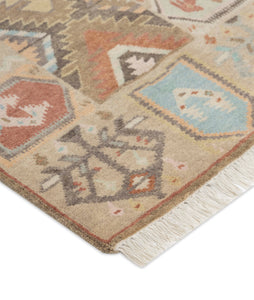 Persian Design Hand Knotted Runner