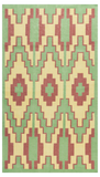 Art kilim style flat woven cotton durrie rug