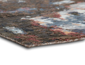 Modern Style Hand Knotted Wool Viscose Carpet