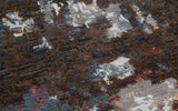 Modern Style Hand Knotted Wool Viscose Carpet