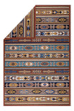 Modern Style Flat Woven Wool Rug