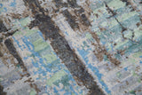 Modern Style Hand Knotted Wool Viscose Carpet