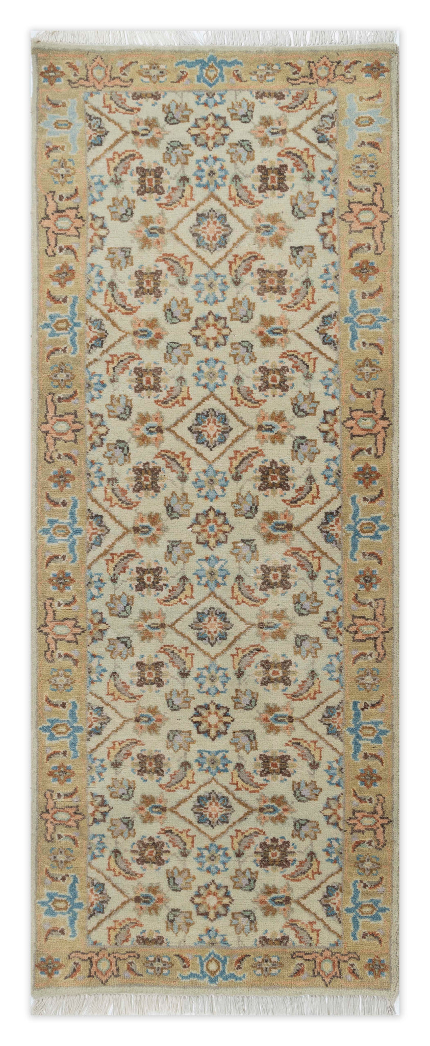 Persian Design Hand Knotted Runner