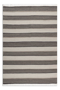 Wool Stripes Flat Woven Durrie Rugs