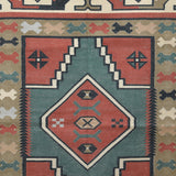 Art kilim style flat woven cotton durrie rug