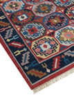 Art kilim style flat woven woollen durrie rug