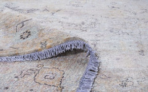 Modern Style Hand Knotted Wool Viscose Carpet