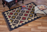 Kilim Style Hand Woven Jute Rug