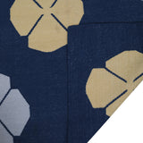 Mid Century style flat woven cotton durrie rug