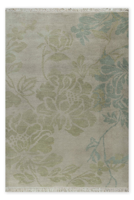 Floral Wool Hand Knotted Carpet
