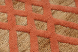 Kilim Style Hand Woven Wool Jute Rug