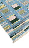Art kilim style flat woven woollen durrie rug