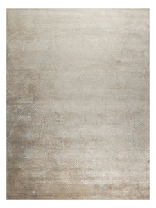 Modern Style Hand Knotted Wool Viscose Carpet