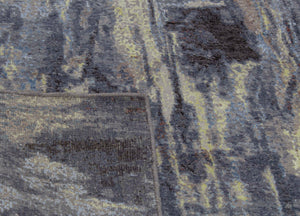 Modern Style Hand Knotted Wool Viscose Carpet