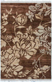 Floral Luxe: Warm Elegance in Every Knot HandKnotted In Wool Carpet
