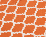 Bloom Craft Collection Handwoven Indigo Cotton Rug