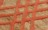 Kilim Style Hand Woven Wool Jute Rug