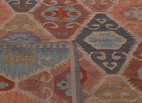 Modern Style Flat Woven Wool Rug