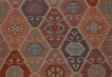 Modern Style Flat Woven Wool Rug